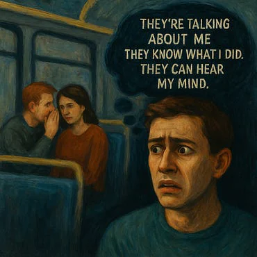 An example of external reality spilling into the inner world.