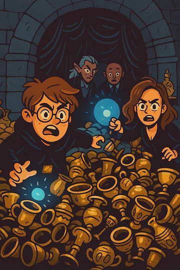 A rendition of Bellatrix Lestrange’s vault that endlessly refills itself. I keep finding myself in situations where this feels relevant recently, apparently.