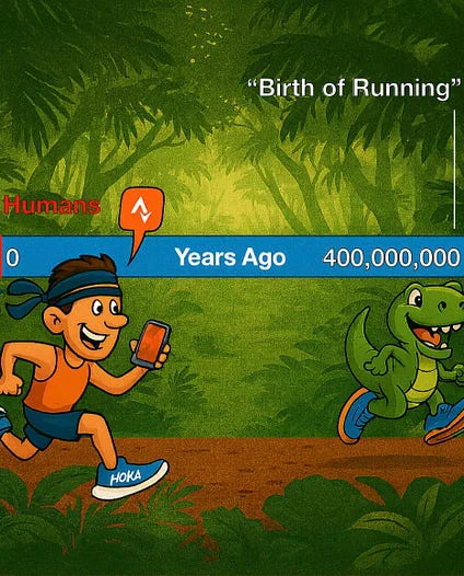 Original illustration from Why Do I Run?, print page 3.
